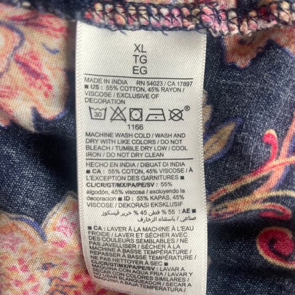 Old Navy Spaghetti Strap Womens Floral Maxi Sundress Size XL - Picture 8 of 11